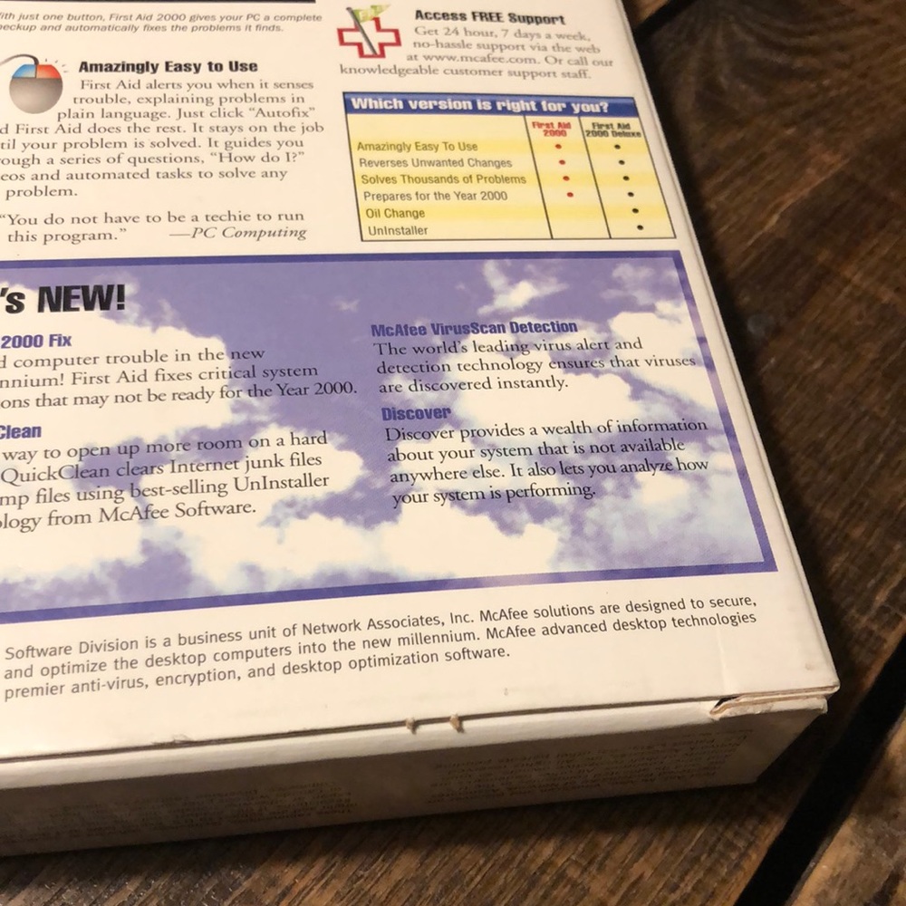 SOLD ON MERC McAfee First Aid 2000 CD ROM - Picture 6 of 7